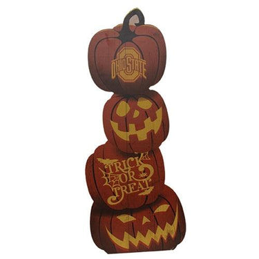OSU Pumpkin Stack Leaner 31H - The Fox Decor
